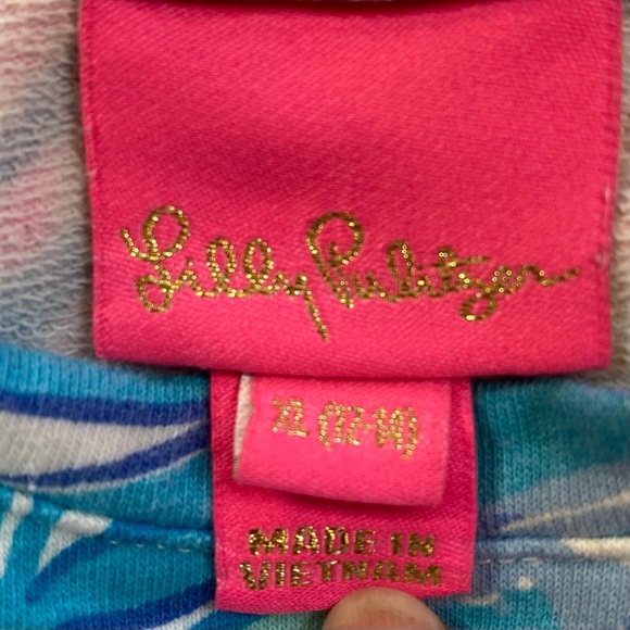 Lilly Pulitzer Girls Rainforest Dress, Sz XL (12-14) #2 - Picture 8 of 11